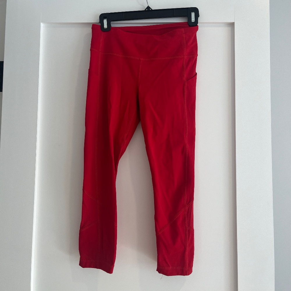 Lululemon Red Leggings